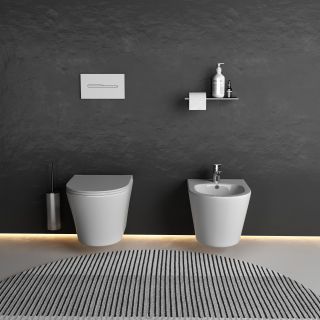 Биде подвесное Ceramica Nova Forma CN3012 белый